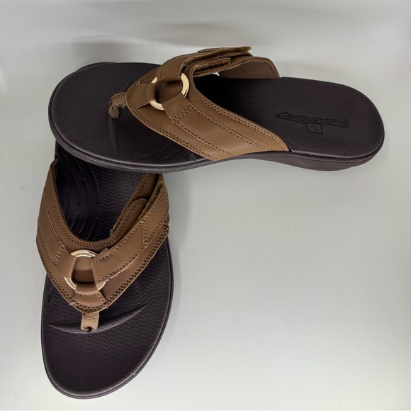 Brown PowerStep Sandals - Picture 4 of 5